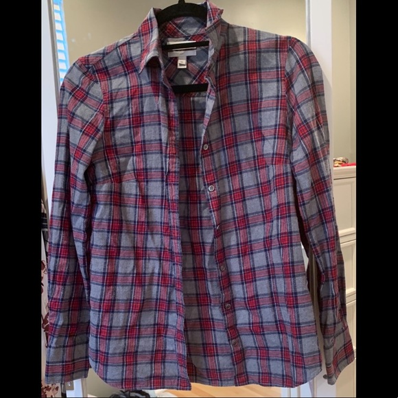 J. Crew women’s boy fit flannel - Picture 2 of 7